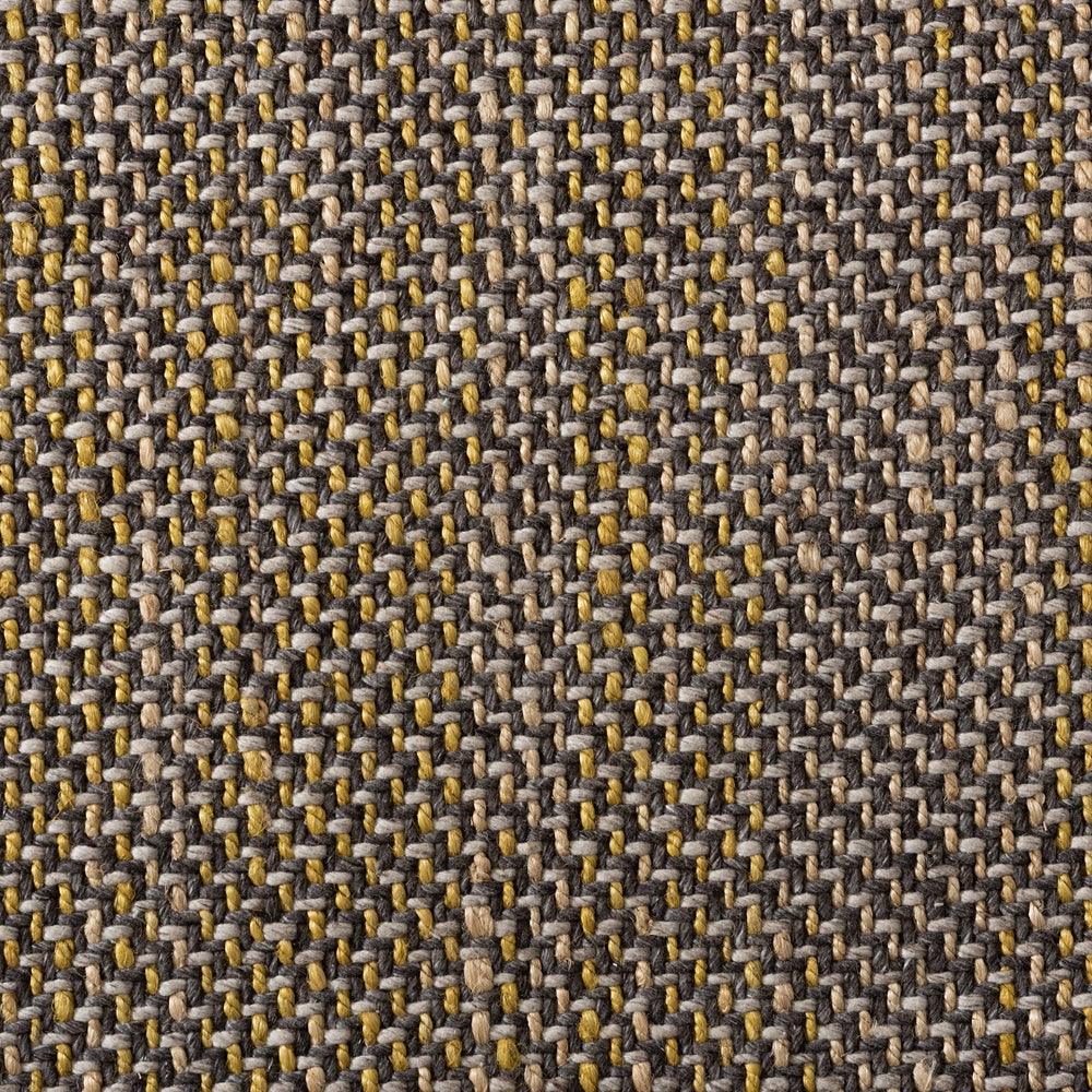 BAXTON STUDIO NURTEN MODERN AND CONTEMPORARY YELLOW AND GREY HANDWOVEN HEMP BLEND AREA RUG